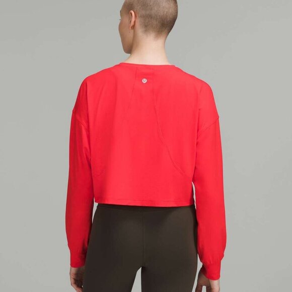 Lululemon Muscle Love Long Sleeve Shirt *Motif - 12 Love Red - Picture 2 of 6